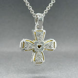 Estate Judith Ripka SS 18 CZ & Diamond Pendant