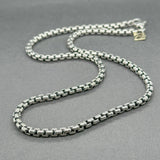 Estate David Yurman SS 14 3.7mm 16” Round Box Chain