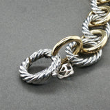 Estate David Yurman SS 18 Oval Link Bracelet