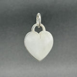 Estate Tiffany & Co. SS Heart Tag Pendant