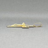 Estate 18K Y Gold 48.78mm Crucifix Pendant