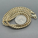 Estate 14K Y Gold Hollow 6.11mm 18” Curb Link Chain