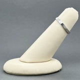 Estate 14K W Gold 2.44mm Polished Ring