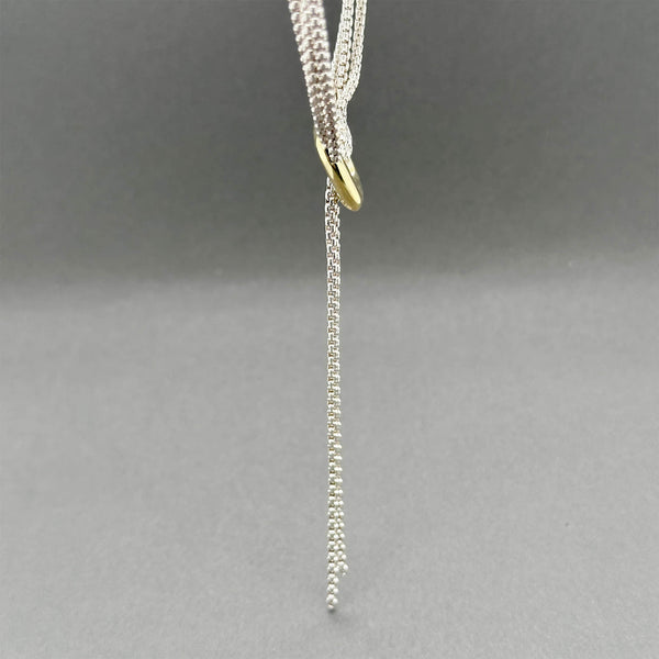 Estate David Yurman SS 18 Waterfall Lariat Necklace