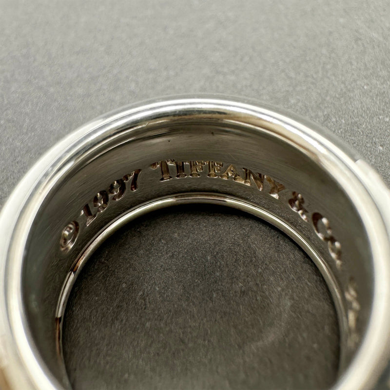 Estate Tiffany & Co. SS 1837 Hoop Earrings