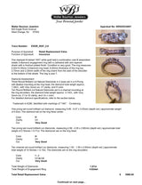 Estate 14K W Gold 1.47ctw H-J/I1-2 Diamond Eng. Ring