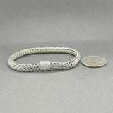 Estate John Hardy SS 0.14ctw Diamond Icon Bracelet