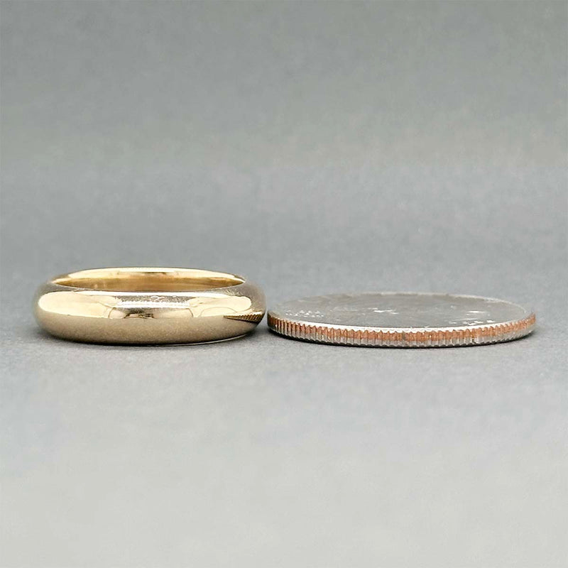 Estate 14K Y Gold 4.68mm Polished Wedding Ring