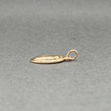 Estate 14K Y Gold 17.3mm Miraculous Medal Pendant