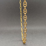 Estate 18K Y Gold 4.0mm 25.25” Anchor Chain