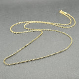 Estate 14K Y Gold 1.48mm 20” Cable Chain
