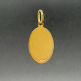 Estate 18K Y Gold Madonna Nicopeia Pendant