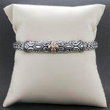 Estate Barbara Bixby SS 18 Woven Station Bracelet