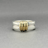 Estate Tiffany & Co. SS 18 Atlas Groove Ring