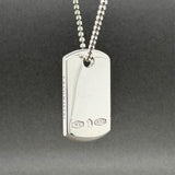 Estate Tiffany & Co. SS Makers Dogtag Pendant