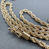 Estate 14K Y Gold 3.2mm 27” Rope Chain