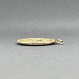 Estate 14K Y Gold Saint Christopher & Star of David Pendant