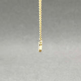 Estate 14K Y Gold 0.04ctw Diamond Evil Eye Pendant