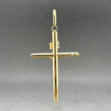 Estate 14K Y Gold 47.68mm INRI Crucifix Pendant
