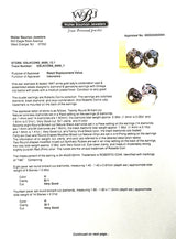 Estate Roberto Coin 18K W Gold 15.13ctw Onyx & Diamond Earrings