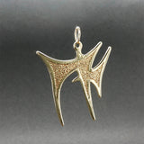 Estate 14K Y Gold Modern Chai Pendant