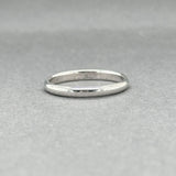 Estate 14K W Gold 2.5mm Polished Ring
