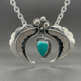 Estate SS Southwest Turquoise Convertible Necklace