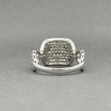 Estate 14K W Gold 0.75ctw I-J/VS2-SI2 Diamond Cocktail Ring