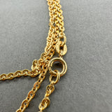 Estate 18K Y Gold 2.0mm 20” Cable Chain