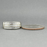 Estate 18K W Gold 1.06ctw Diamond Ring