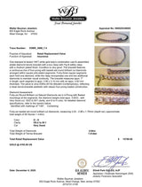 Estate 14K W Gold 4.64ctw G-H/VS2-SI1 Diamond Tennis Bracelet