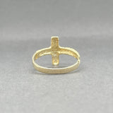 Estate 14K Y Gold Crucifix Ring