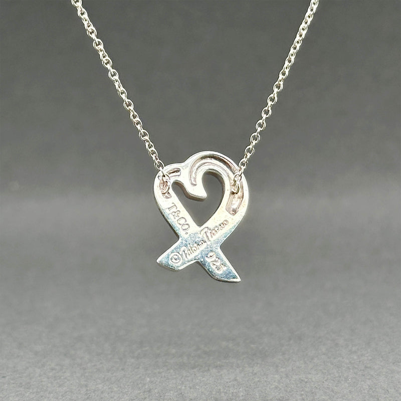 Estate Tiffany & Co. Picasso SS Loving Heart Necklace