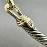 Estate David Yurman SS 18 5mm Buckle Bangle Bracelet