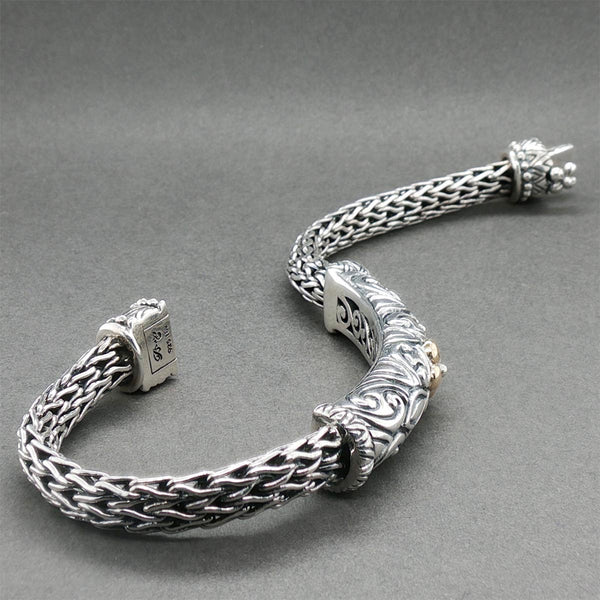 Estate Barbara Bixby SS 18 Woven Station Bracelet