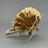 Estate Van Cleef & Arpels 18K Y Gold 2.99ctw Diamond Flower Brooch