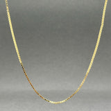 Estate 14K Y Gold 0.8mm 24.25” Box Chain