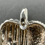 Estate Judtih Ripka SS Chalcedony Heart Brooch