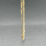 Estate 14K Y Gold 2.1mm 24” Figaro Chain