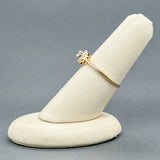 Estate 14K Y Gold 0.26ctw G-H/SI1-I2 Diamond Eng. Ring