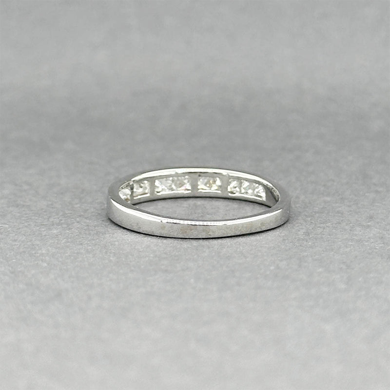 Estate 14K W Gold 0.40ctw Diamond Anniversary Ring