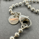 Estate Tiffany & Co. SS Oval Tag Pendant
