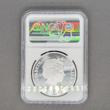 Estate 0.999 Fine Silver 2019 Australian Dolphin $1 NGC MS 69