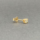 Estate 14K Y Gold 0.15ct K/SI1 Diamond Single Stud Earring