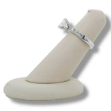 14K W Gold 0.70ctw G/SI1 10 Diamond Engagement Ring Mounting