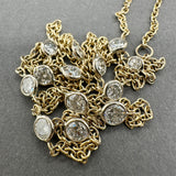 Estate 14K Y Gold 1.74ctw G-I/VS2-SI2 Diamond By The Yard Necklace