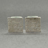 Estate Tiffany & Co. SS Notes Cufflinks