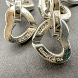 Estate Tiffany & Co. SS 18 Heart Link Bracelet