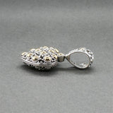 Estate John Hardy SS 18 Dot Heart Pendant