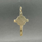 Estate 14K Y Gold 38.3mm Crucifix Pendant